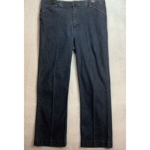 Lee Comfort stretch jeans Women's size 12/32 inch petite zipper fly flap pockets